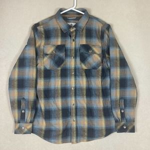 Legendary‎ Whitetails Mens M Long Sleeve Fleece Jacket Snap Closure Chest Pocket